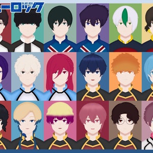 Blue lock Anime Photocards BLUELOCK