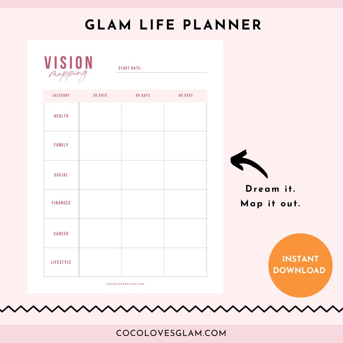 Planner Bundle for Makeup Artist , Printable Planner, Watercolor Makeup Clipart Planner, Digital