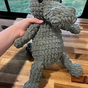 Mini Alligator | Crocodile baby crochet snuggler lovey * Made to order *