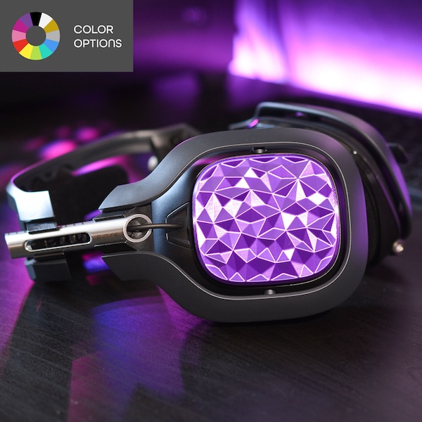 Astro Gaming, A40, A40 TR, Gaming Headset Accessory, Speaker Tag, Magnetic, Tessellate 3D Printed Design, Color Options