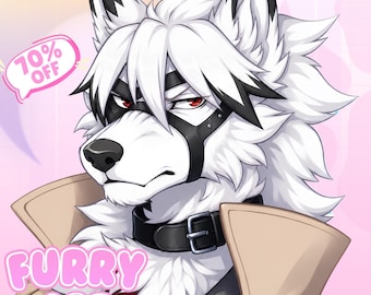 Custom Furry Art Commission, Fursona Profile Picture, Custom Furry PFP, Personalized Anthro Character Drawing, Furry Art, Fursona Commission