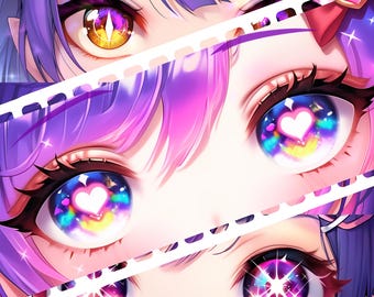 Custom Twitch Banner | Eye Banner | Twitch banner | Banner Design | High Resolution | Twitter | Youtube | Discord | Anime Ilustration