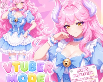 Custom Vtuber Model Live2d Commission | Custom Anime VTuber | Live2D Commission | Vtuber