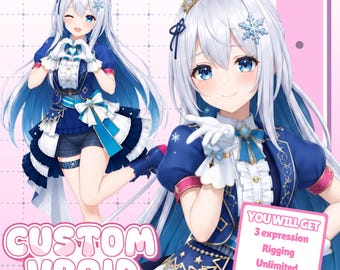 Custom Vroid Avatar | Vroid | 3D VRoid Model Commission | Custom Anime 3D VTuber Model | VRoid Avatar
