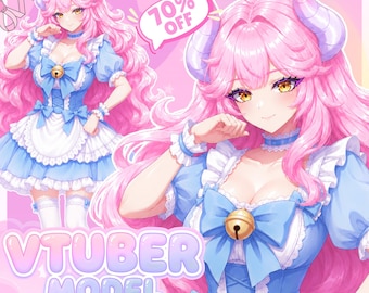 Custom Vtuber Model Live2d Commission | Vtuber Assets | Vtuber female & male | Vtuber Model Commission | Vtuber model | Anime Art