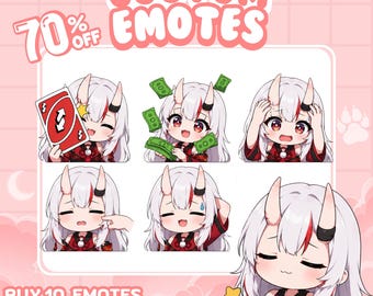 カスタムTwitchエモート｜エモート｜ストリーマー向けTwitchエモート｜ちびキャラエモート｜エモート依頼｜Discordエモート