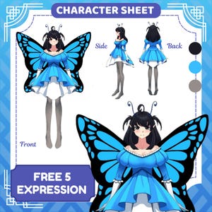 Custom Character Sheet For Your Avatar | Custom Character Sheet Commission, Reference Sheet, Character Sheet, Character Reference Sheet