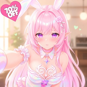Custom Anime Character Profile Picture Commission, PFP Character, Anime Art, Personalized Avatar Icon, Vtuber