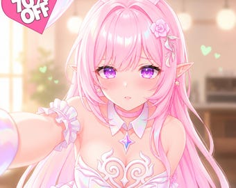 Aangepast animekarakter profielfoto commissie, PBB-personage, animekunst, gepersonaliseerd avatarpictogram, Vtuber