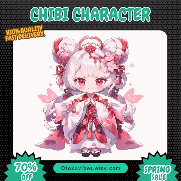 CUSTOM CHIBI | Chibi Emotes, Custom Chibi Commission, Custom Portrait, Chibi Character, Chibi, Anime Pngtuber, Cute Anime Chibi, Pet, Fanart