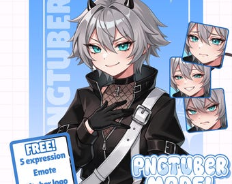 Custom Anime PNGTuber Model | Pngtuber Character Design for Stream | PNGtuber Model | PNGtuber Commission | PNGtuber Anime | Twitch