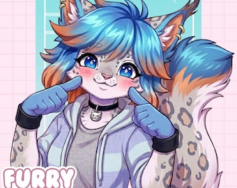 Custom Furry Art Commission, Fursona Profile Picture, Custom Furry PFP, Personalized Anthro Character Drawing, Furry Art, Fursona Commission