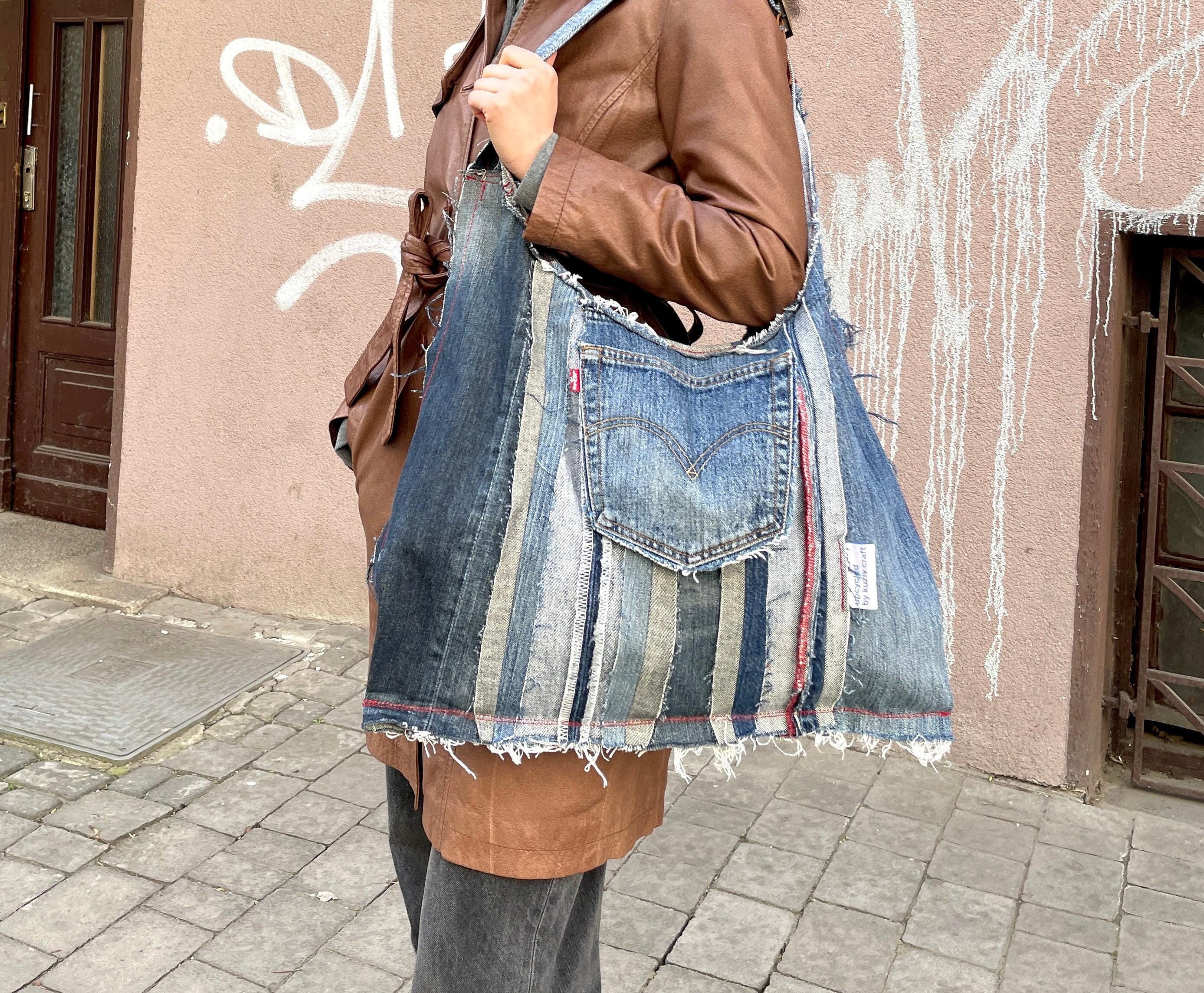 バッグ 00s vintage breach denim big tote bag 00s vintage breach denim big tote bag - メルカリ