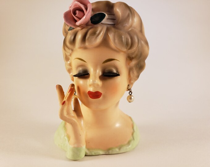 1961 Inarco Head Vase Etsy