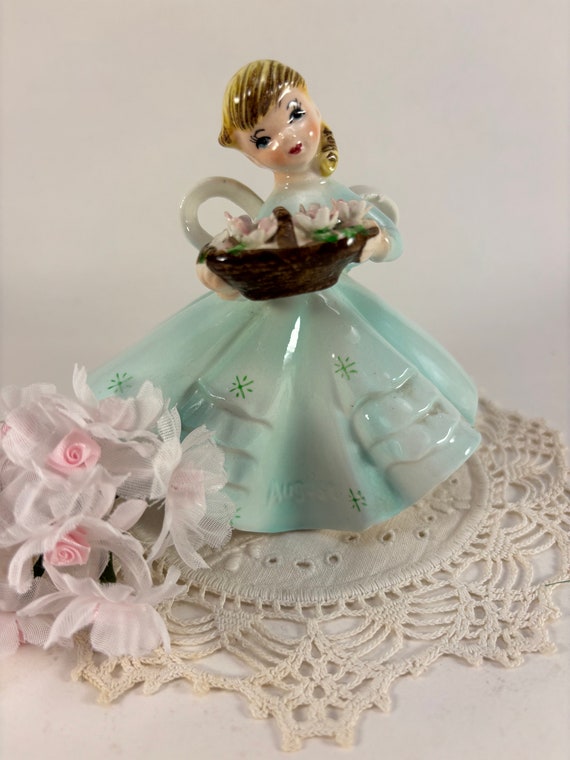 1950's Lefton August Birthday Girl Figurine