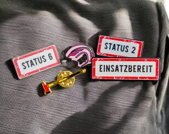 Épinglettes Hochwertige Feuerwehr | Exclusivité Anstecker für Feuerwehr | Perfektes Geschenk für Feuerwehrmänner & Feuerwehrfrauen