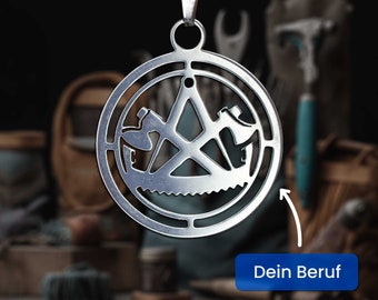 Collana per artigiani Ciondolo in acciaio inossidabile