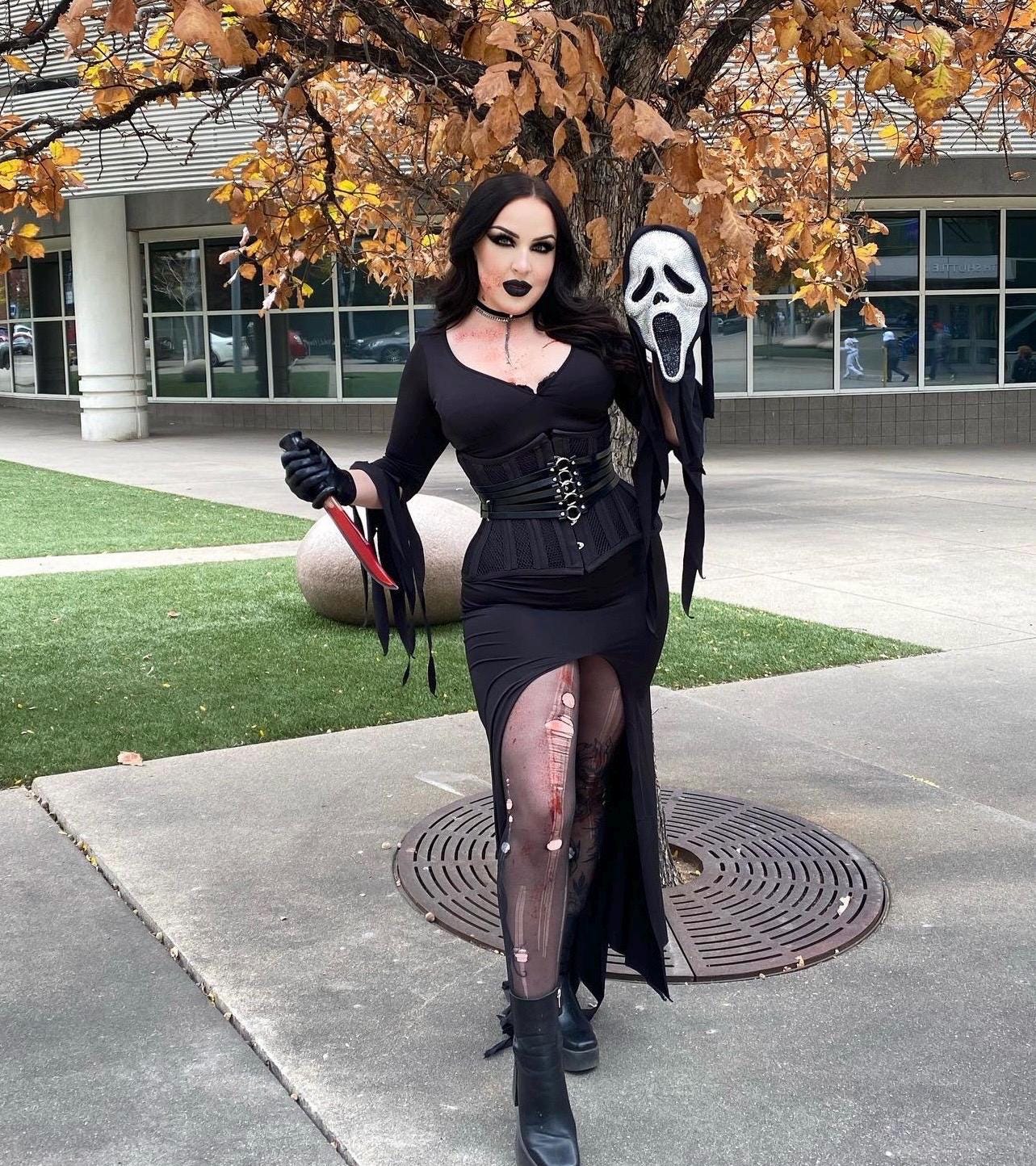 Plus size morticia addams dress 2025