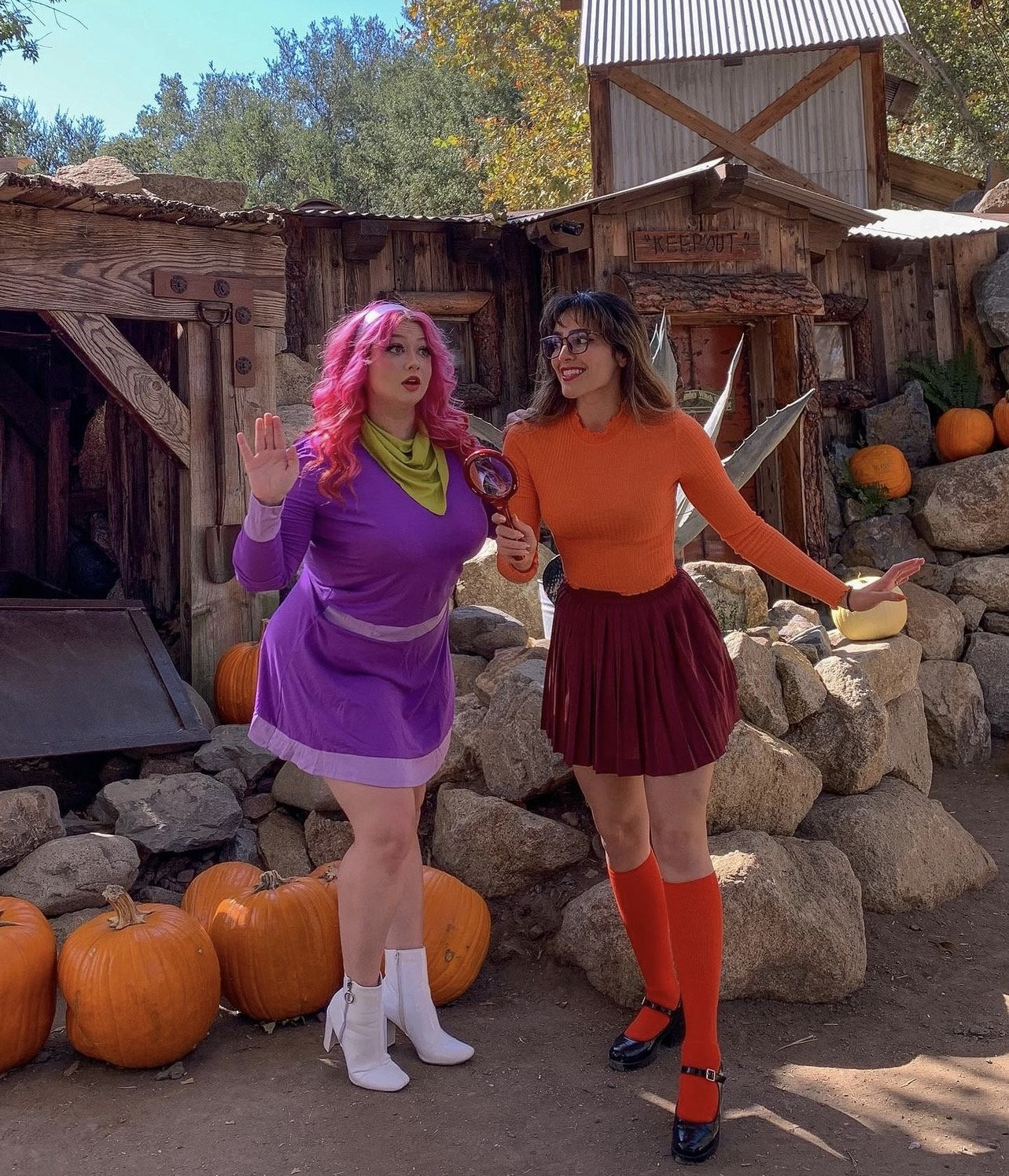 Daphne and Velma costume  Velma costume, Halloween fashion, Couples  costumes