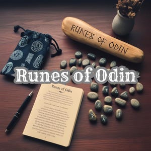 Runes of Odin Set | Ancient Norse Runes for Divination and  Magic | Unlock Wisdom, Guidance, & Power with Authentic Runes