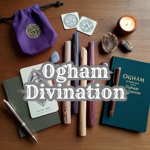 Ogham Wahrsagung lesen | Entdecken Sie alte keltische Weisheit | Gewinnen Sie Einsicht durch heilige Baumsymbole für Führung und Klarheit