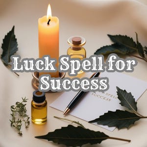 Zaklęcie szczęścia na sukces | Przyciągnij szczęście i osiągnięcia | Zwiększ możliwości i pozytywne wyniki | Ręcznie robiony magiczny czar