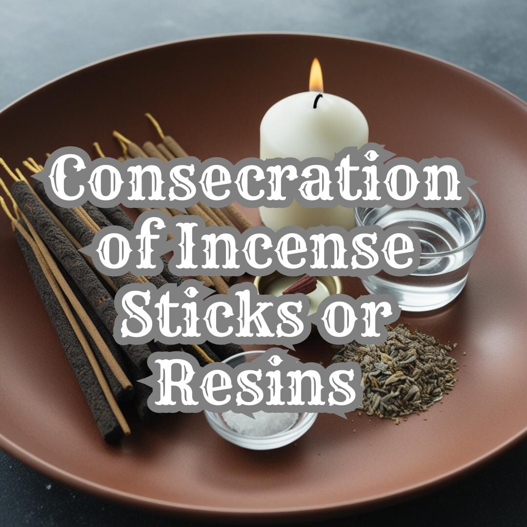 Incense Consecration Ritual: Bless & Empower (digital Download) - Etsy
