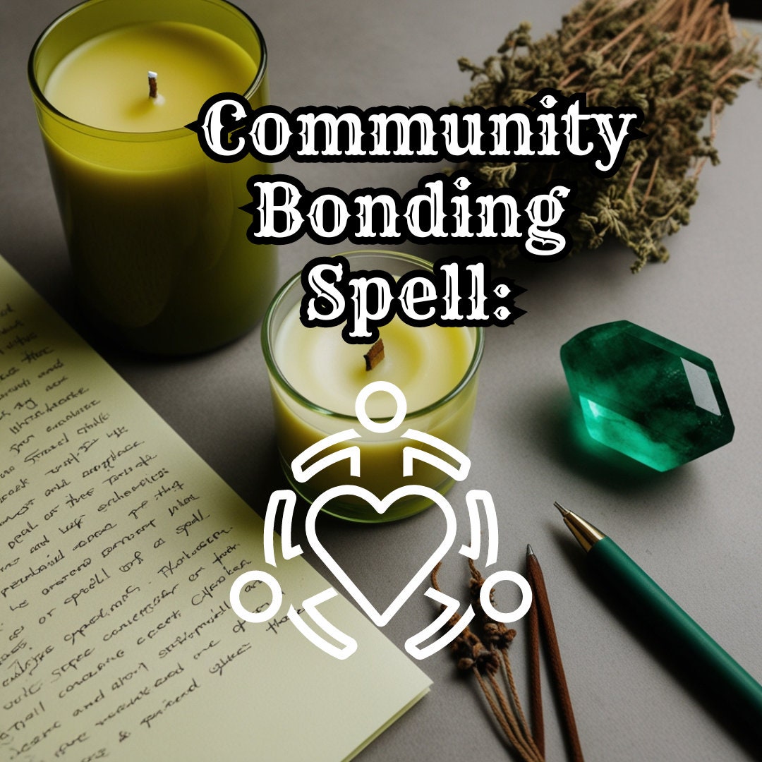 Community Bonding Spell - Foster Unity, Digital Download, Wiccan Magic ...