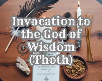 Thoth Invocation: Wisdom & Guidance Ritual (Digital Download)