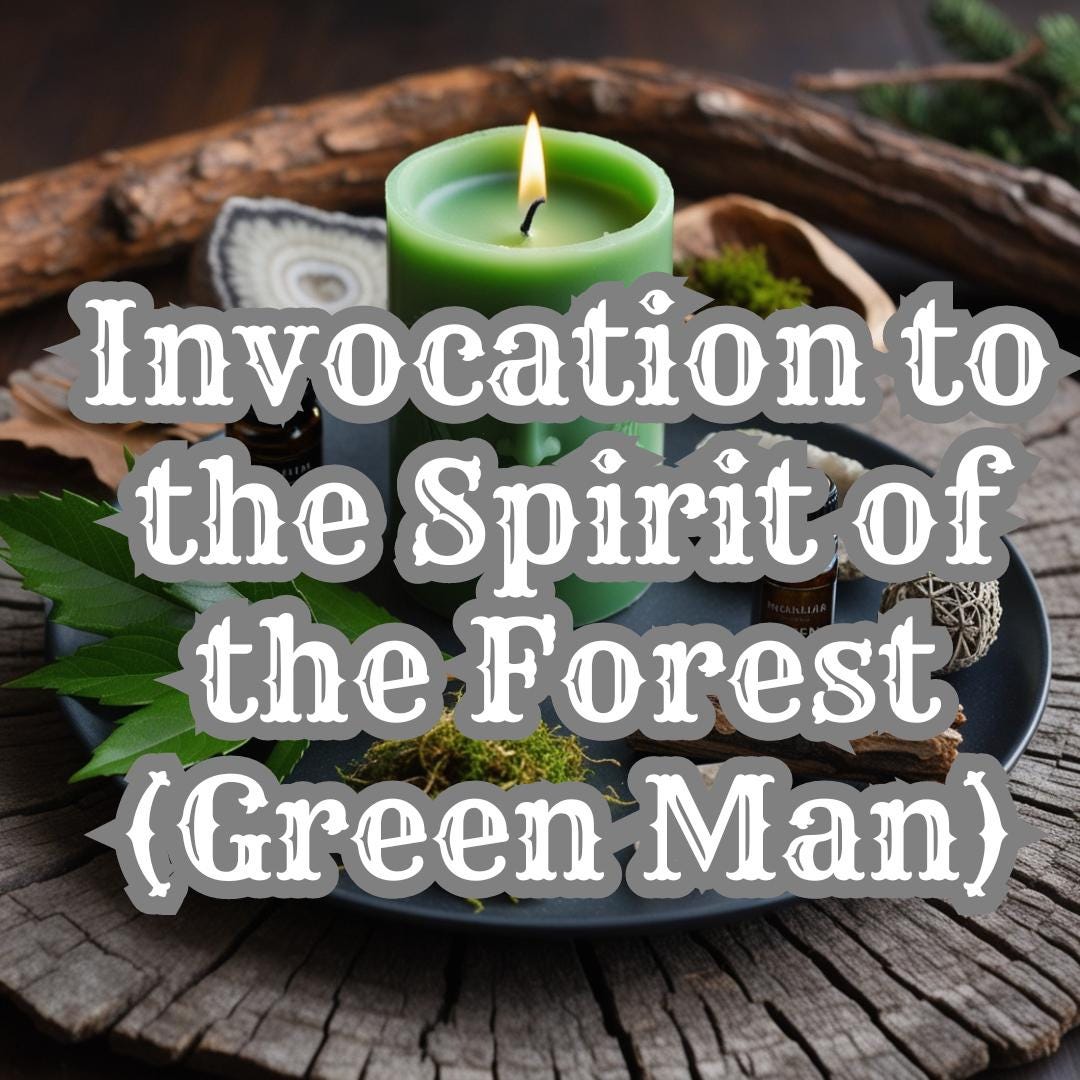 Green Man Invocation: Forest Spirit Ritual (digital Download) - Etsy