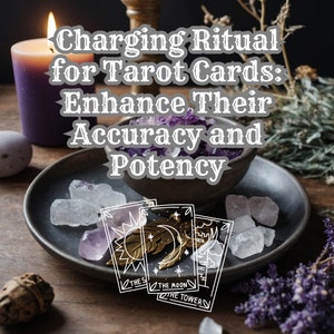 Ritual de carga para cartas del tarot: mejora de la precisión y la potencia/limpieza del tarot, potenciación de cartas, ritual de adivinación