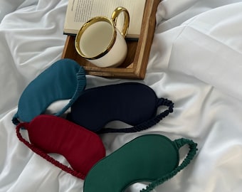 Handmade Satin Sleep Mask: 100% Cotton, Night Eye Cover