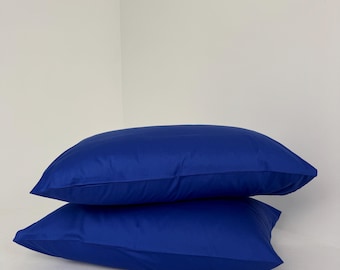 Pillowcases Electric Satine 100% Cotton, 2pcs. Twin US, Queen,King,Euro. Custom size