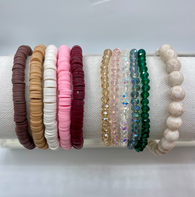 Faith Bracelet Bible Bracelet Faith Jewelry Clay Beaded Bracelet Bead