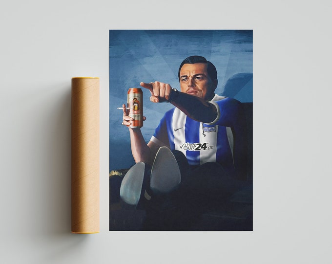Leonardo DiCaprio Meme HBSC Poster/ high-quality 250g/m² print