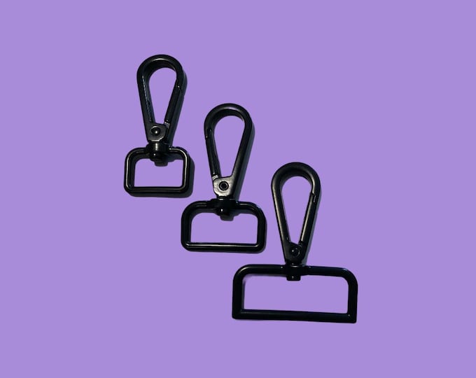 Snap hooks Black matte