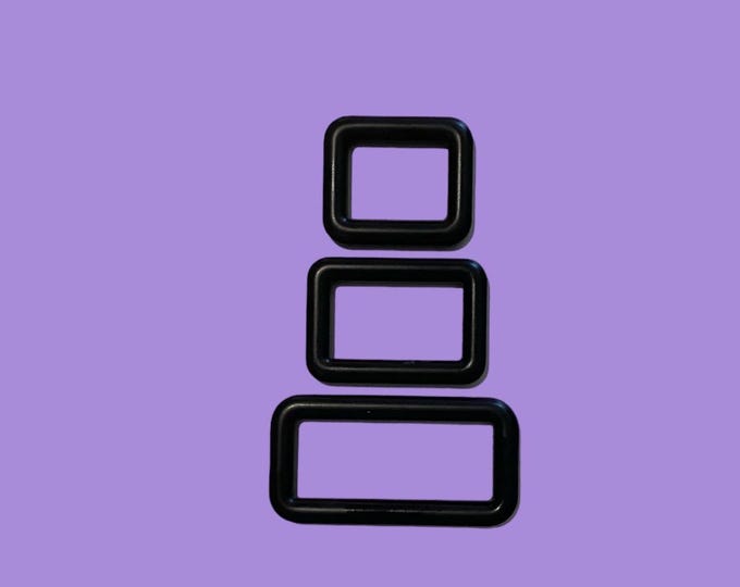 Rectangular ring black matte