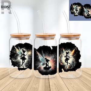 16 Oz Libbey Glass Can Wrap Png Sublimation Digital Instant Download, Cartoon Libbey Png, Glass Cup, Coffee Cup, Glass Jar