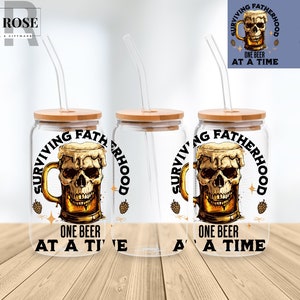16 Oz Libbey Glass Can Wrap Png Sublimation Digital Instant Download, Cartoon Libbey Png, Glass Cup, Coffee Cup, Glass Jar