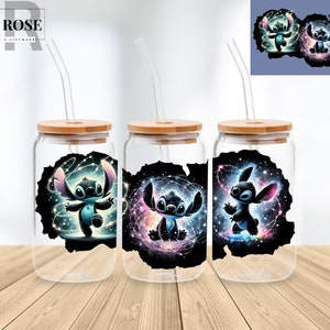 Lattina di vetro Libbey da 16 Oz avvolge il download istantaneo digitale della sublimazione Png, Png Libbey dei cartoni animati, tazza di vetro, tazza di caffè, barattolo di vetro