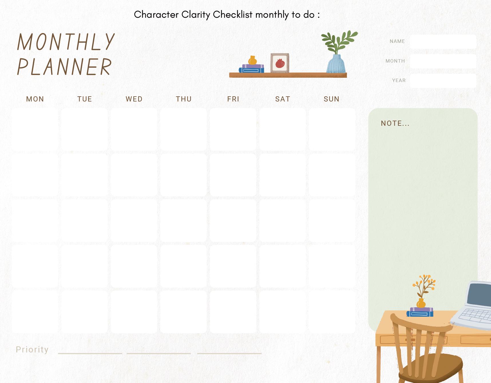 Know Yourself Checklist | Self-awareness Workbook | Character Strengths ...