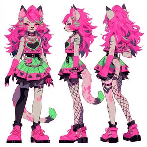 OC Adoptable 822 Feline Themed