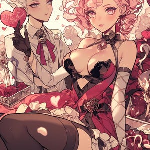 OC Adoptable 623 Valentine&#39;s Day Themed