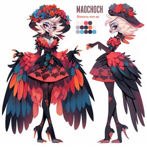 OC Adoptable 828 Bird Themed
