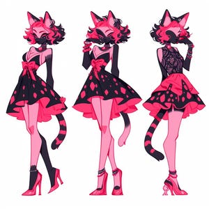 OC Adoptable 821 Feline Themed