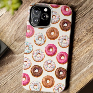 Donut phone case, cute case for iphone 15, 14, 13 Pro Plus Pro Max Mini, Unique phone cases