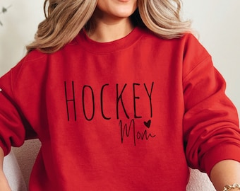 Hockey Mom Sweatshirt, Hockey Mom sweater, Hockey gift for mom, Hockey moms shirts