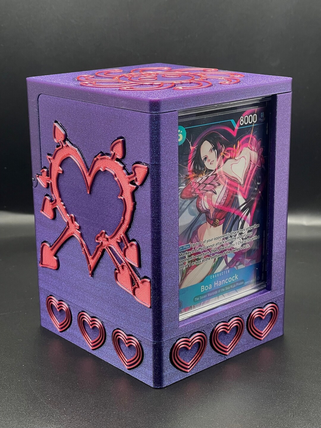 OPTCG Snake Princess Manga Boa Hancock Themed Box Fits Triple Sleeved ...