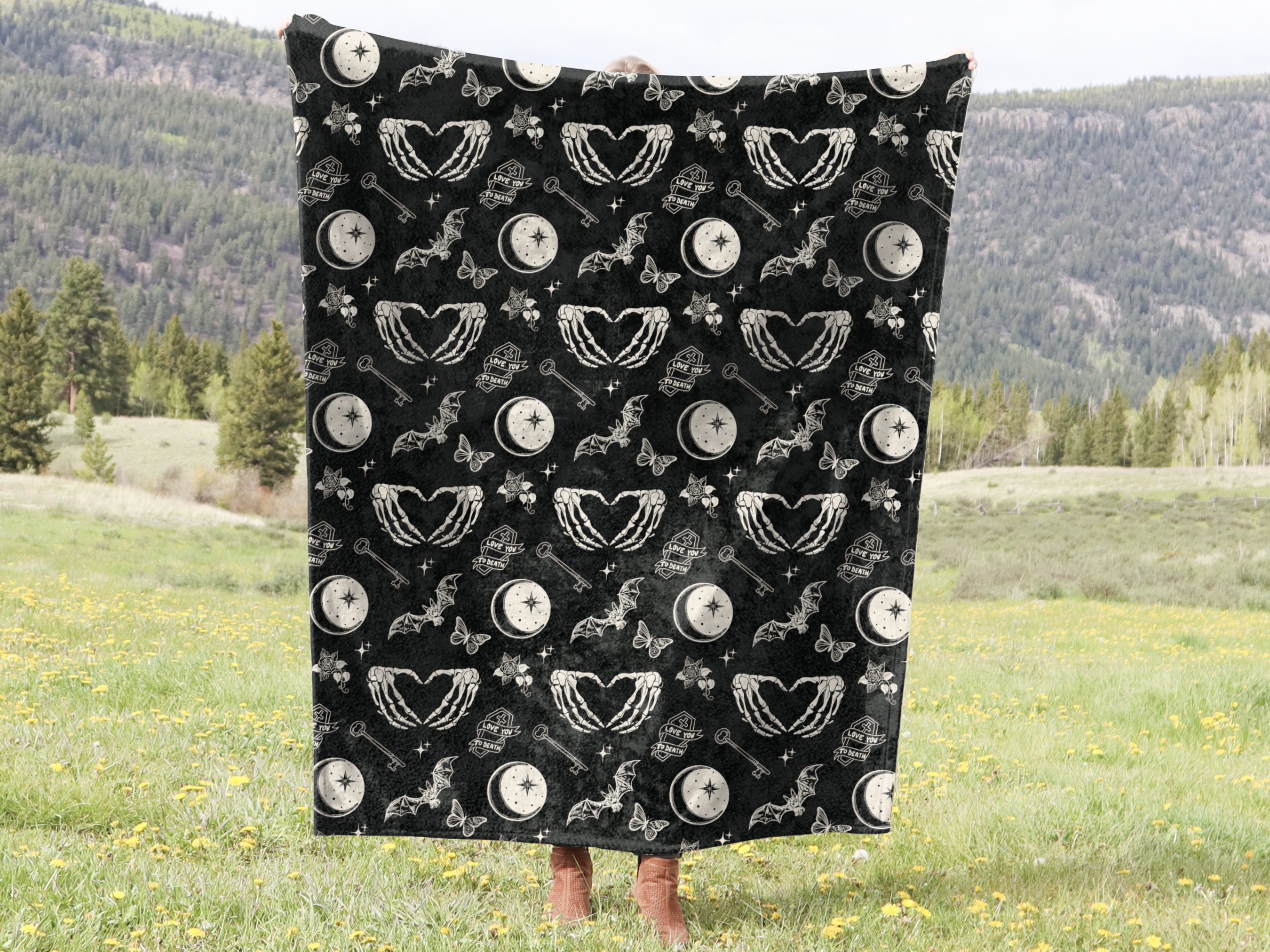 Gothic baby blanket hotsell