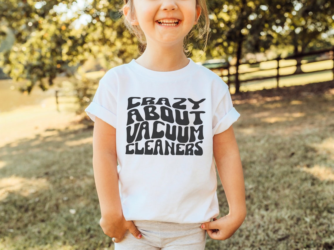 Kids Vacuum Shirt, Funny Preschool Vacuum Cleaner Tshirt, Vacuum